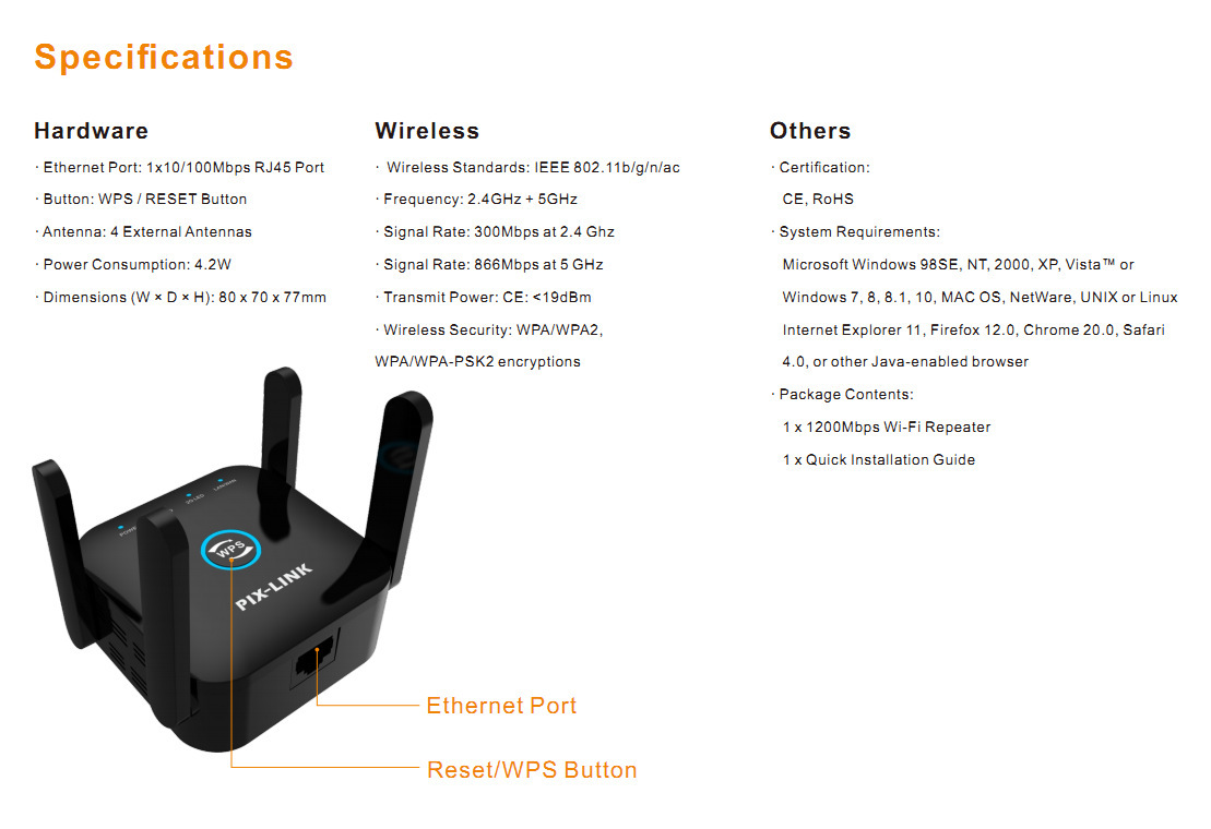 1200M双频无线WiFi扩展器 AC24中继器如何解决信号死角问题